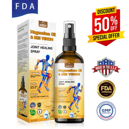 ❤️✅Official Store:Ourlyard™ Magnesium Oil & Bee Venom Joint Healing Spray👨‍⚕️USA Osteopathic Medical Association （AAOS）Approved