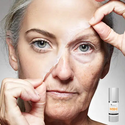🌟🌟 Flysmus™ Super C Radiance Penetrating Serum 🌟 – The Ultimate Anti-Aging Solution! 💆‍♀️ Tackles Under-Eye Bags, Fine Lines, Wrinkles, Melasma,Sunspots, Dull Skin and more! ✨